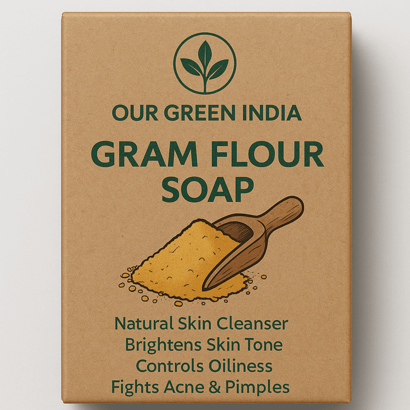 Our Green India Gram Flour soap
