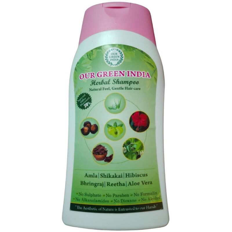 Our Green India Herbal shampoo